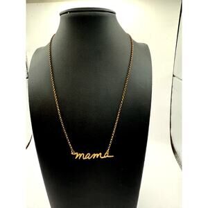 Vintage Dyadema GP Sterling Silver Mama Necklace